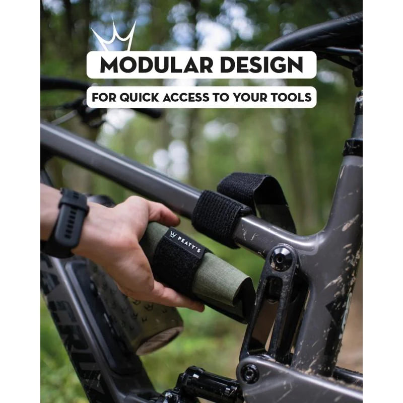 Bolso Herramientas Bicicleta Holdfast Gris Peatys - Rideshop