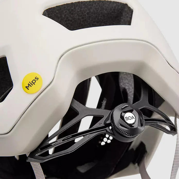 Casco Bicicleta Crossframe Pro Blanco Hueso Fox - Rideshop