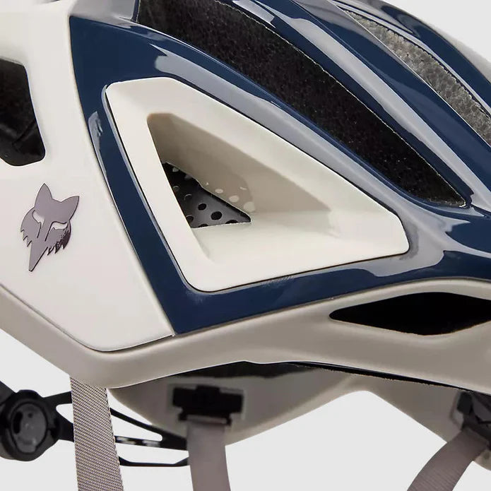 Casco Bicicleta Crossframe Pro Blanco Hueso Fox - Rideshop
