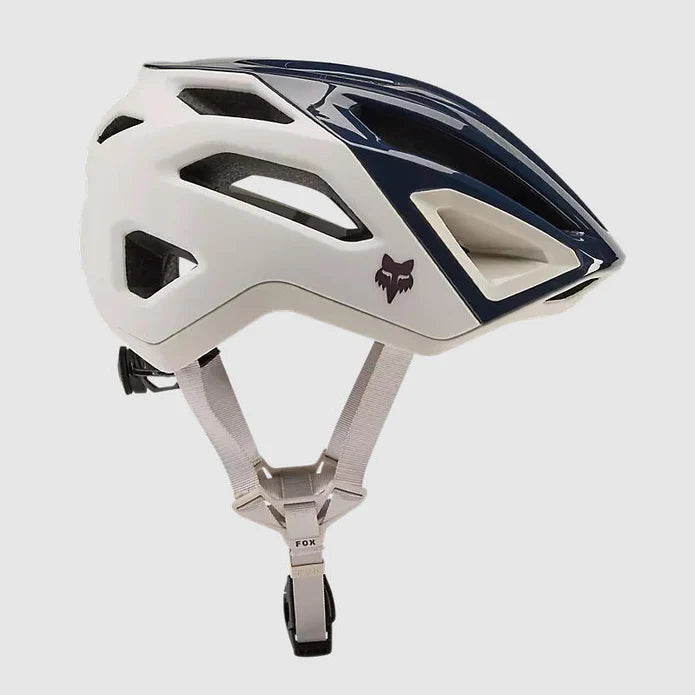 Casco Bicicleta Crossframe Pro Blanco Hueso Fox - Rideshop