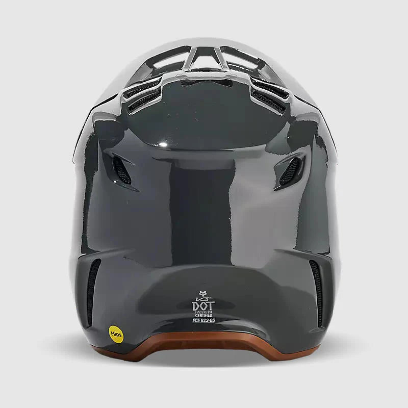 Casco Moto V3 RS Carbon Solid Gris Oscuro Fox - Rideshop