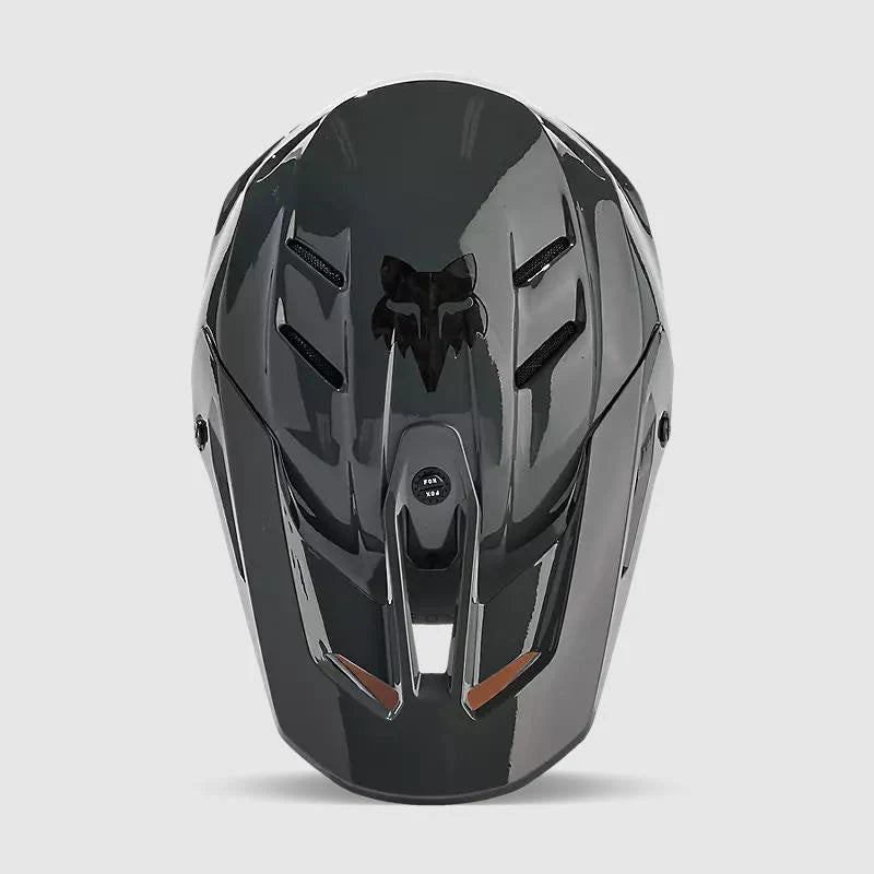 Casco Moto V3 RS Carbon Solid Gris Oscuro Fox - Rideshop