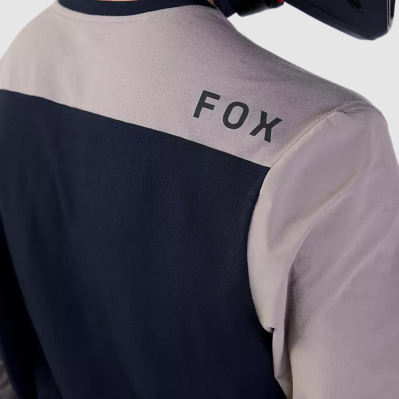 Polera Moto Defend Off Road Manga Larga Cafe Claro Fox - Rideshop