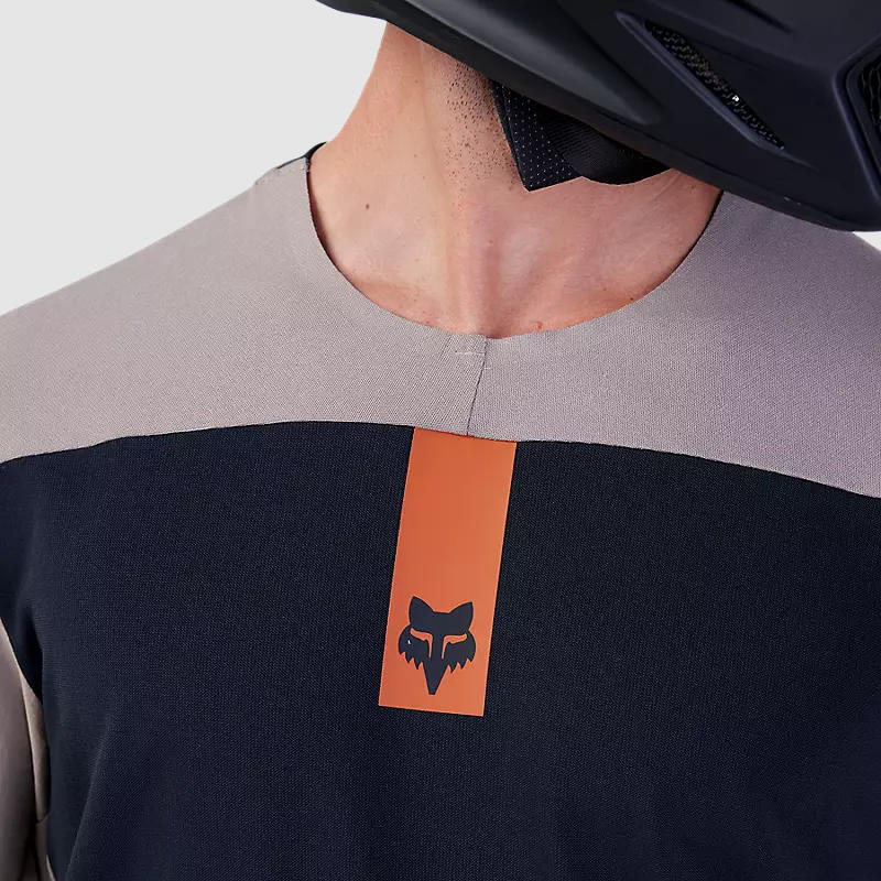Polera Moto Defend Off Road Manga Larga Cafe Claro Fox - Rideshop