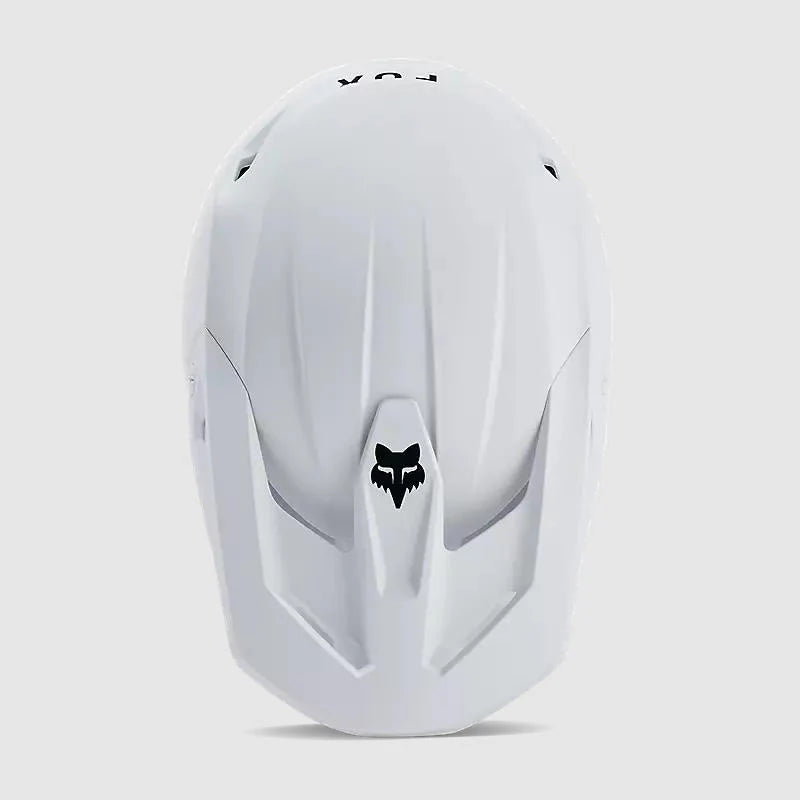 Casco Moto V1 Solid Blanco Fox - Rideshop