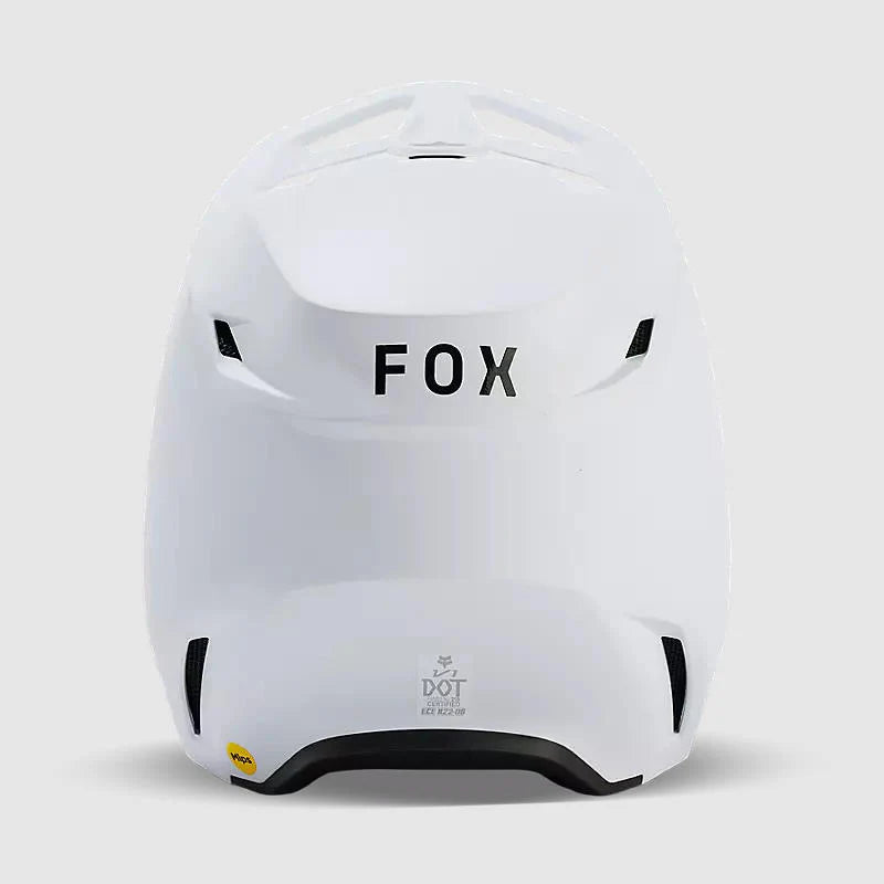 Casco Moto V1 Solid Blanco Fox - Rideshop