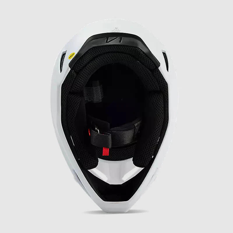 Casco Moto V1 Solid Blanco Fox - Rideshop