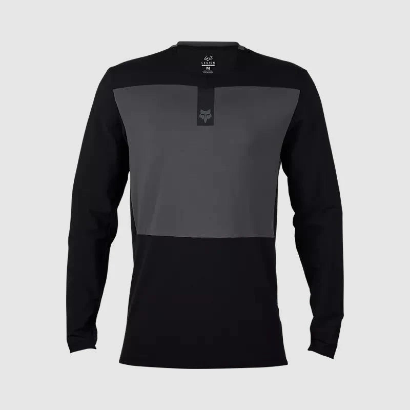 Polera Moto Defend Off Road Manga Larga Negro Fox - Rideshop