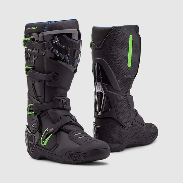 Botas Moto Instinct Edición Limitada 50 Años Negro/Verde Fox - Rideshop