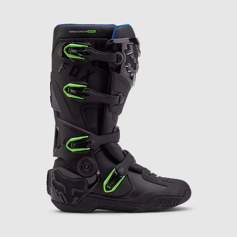 Botas Moto Instinct Edición Limitada 50 Años Negro/Verde Fox - Rideshop
