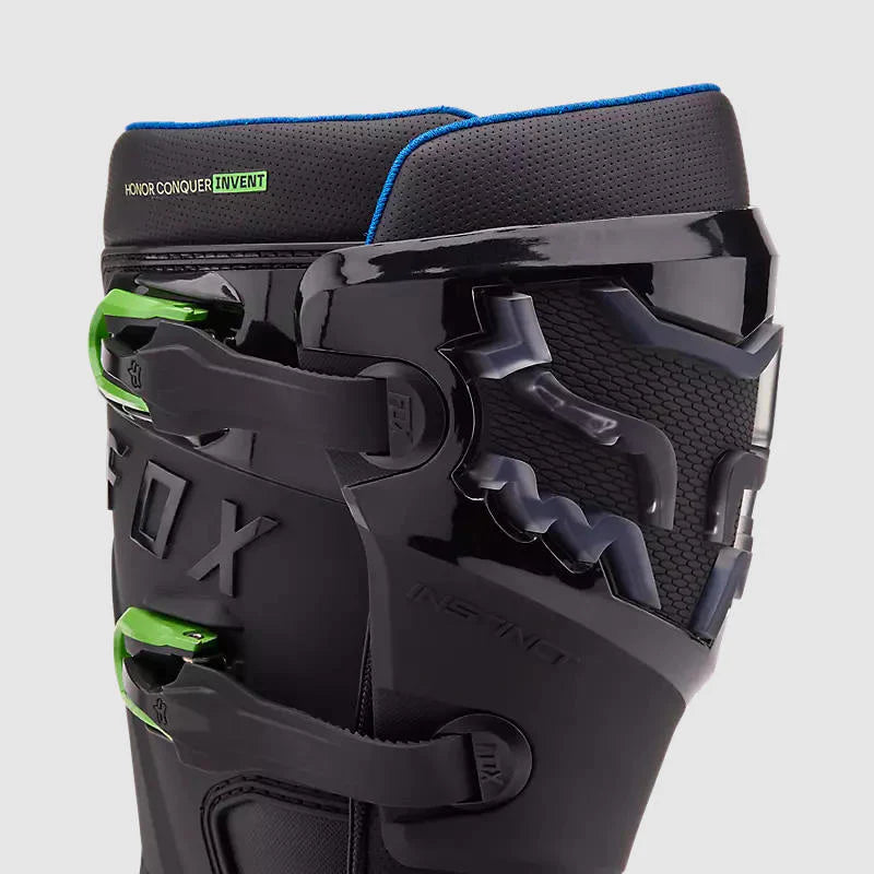Botas Moto Instinct Edición Limitada 50 Años Negro/Verde Fox - Rideshop