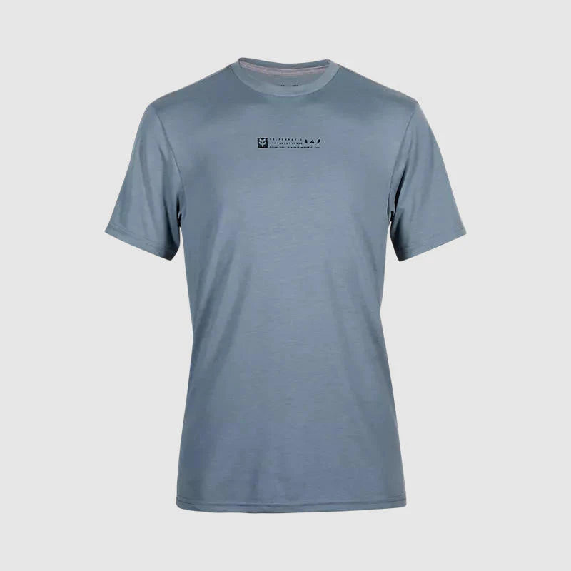 Polera Fox Lifestyle Base Over Azul | Acero - Rideshop