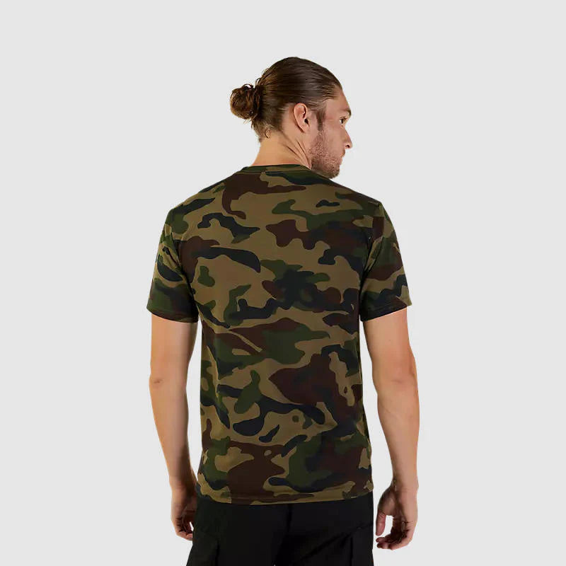 Polera Lifestyle Fox Head Camo Verde Fox - Rideshop