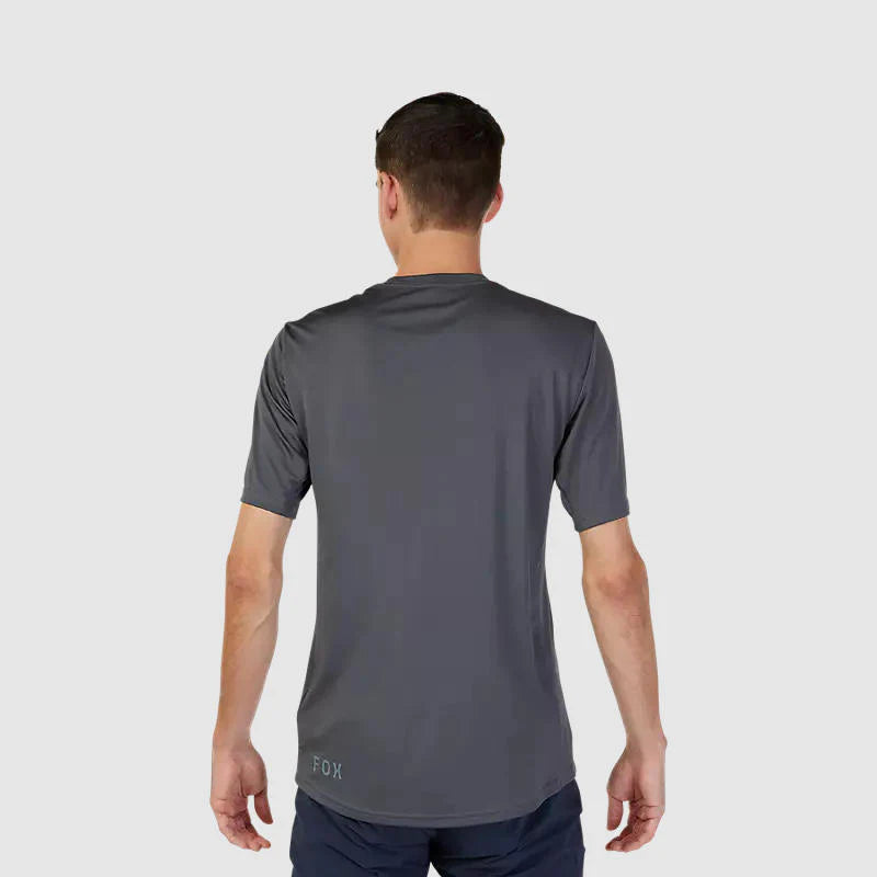 Polera Bicicleta Ranger Lab Head Gris Oscuro Fox - Rideshop