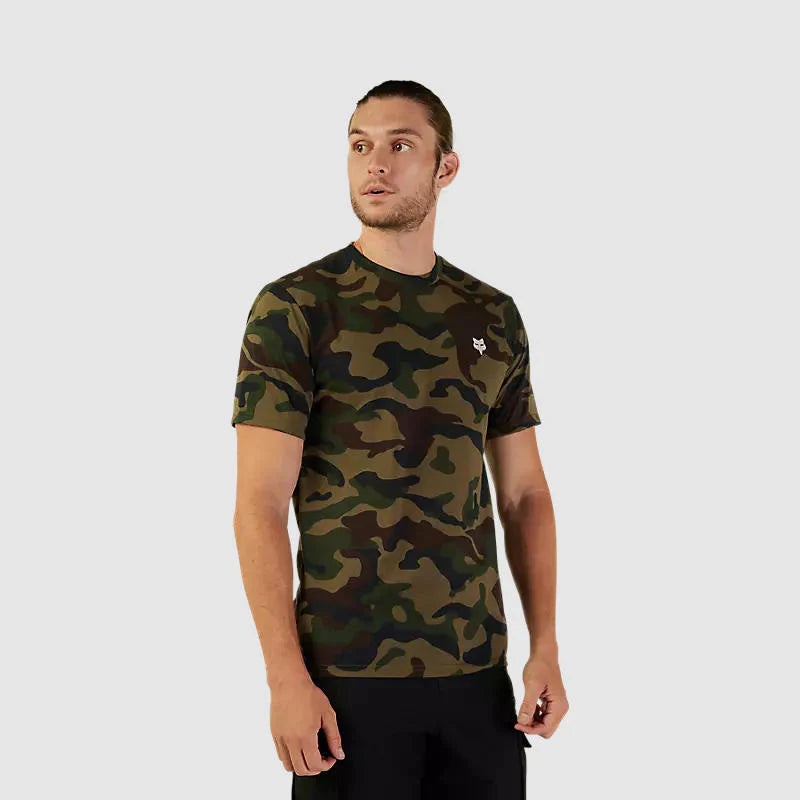 Polera Lifestyle Fox Head Camo Verde Fox - Rideshop