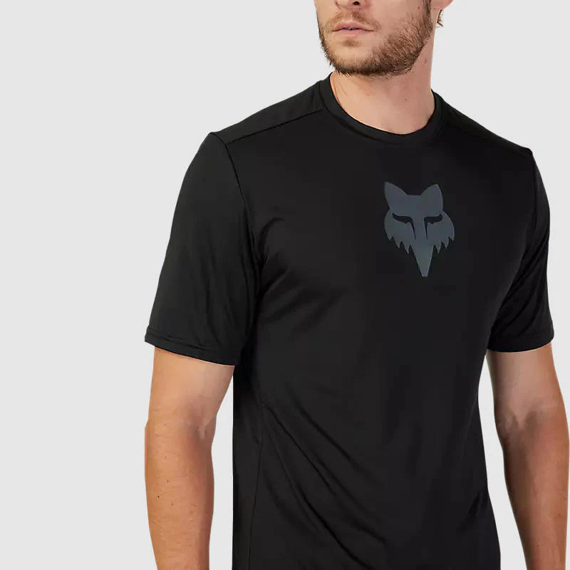 Polera Bicicleta Ranger Lab Head Negro Fox - Rideshop