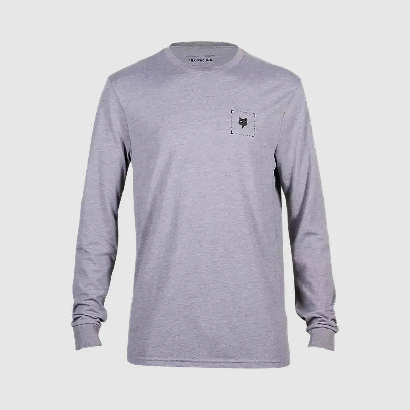 Polera Lifestyle Boxed Future Manga Larga Gris Fox - Rideshop