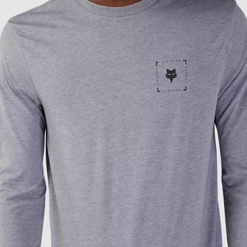 Polera Lifestyle Boxed Future Manga Larga Gris Fox - Rideshop