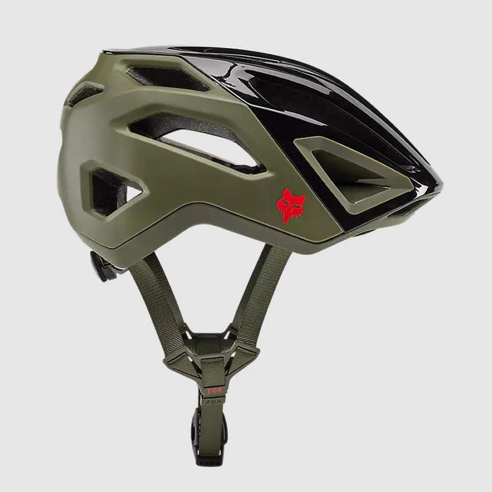 Casco Bicicleta Crossframe Pro Verde Oliva Fox - Rideshop