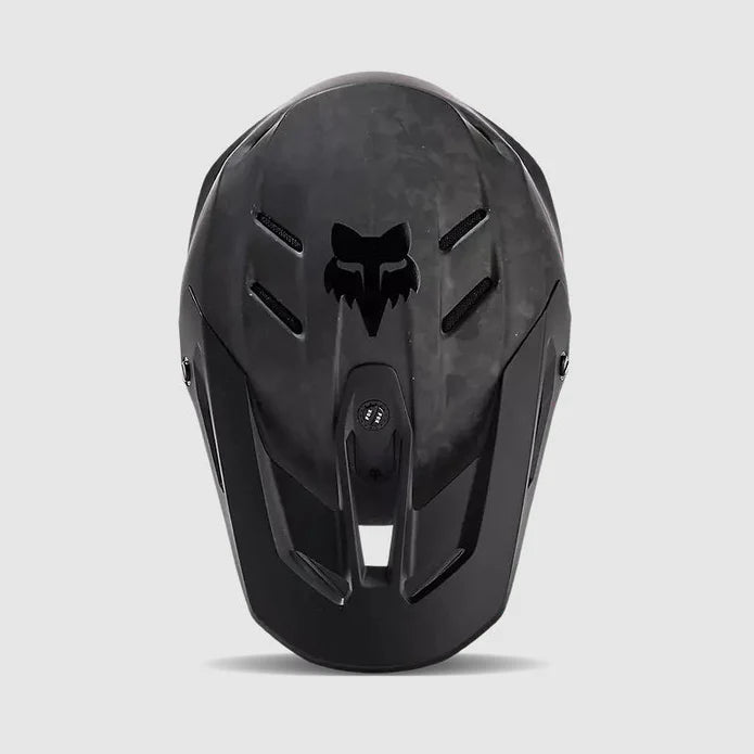 Casco Moto Fox V3 RS Carbon Solid | Negro Matte - Rideshop