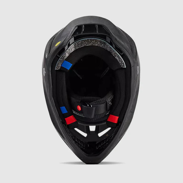 Casco Moto Fox V3 RS Carbon Solid | Negro Matte - Rideshop