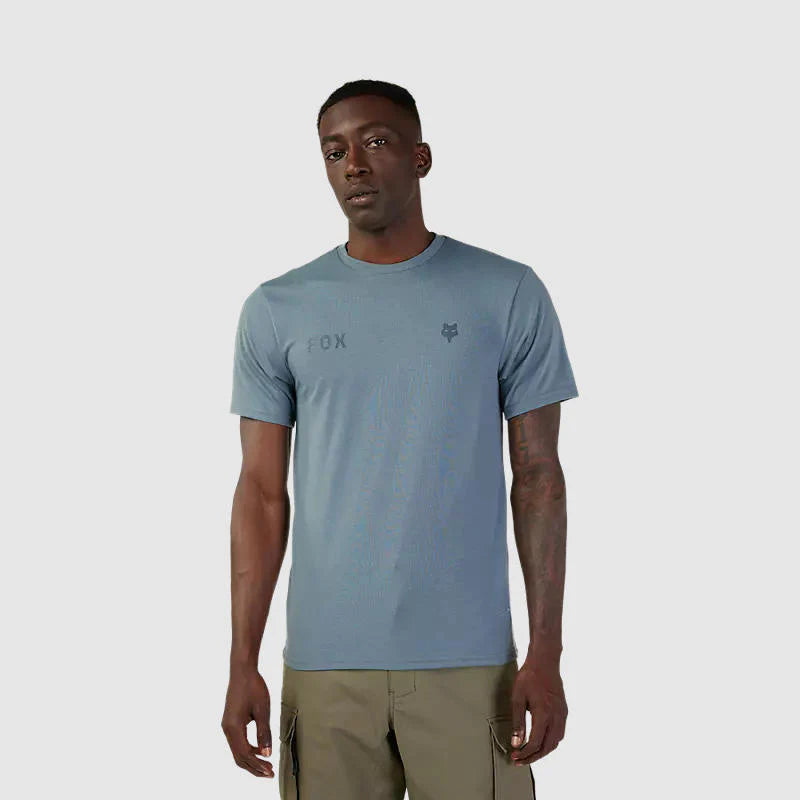 Polera Lifestyle Wordmark Azul Acero Fox - Rideshop