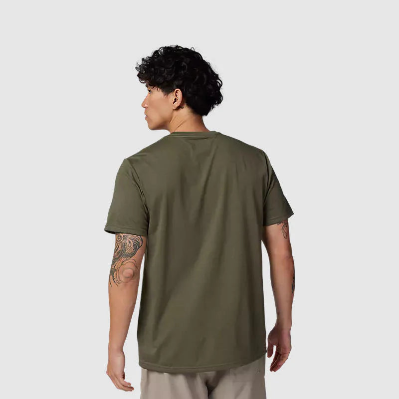 Polera Lifestyle Non Stop Verde Oliva Fox - Rideshop