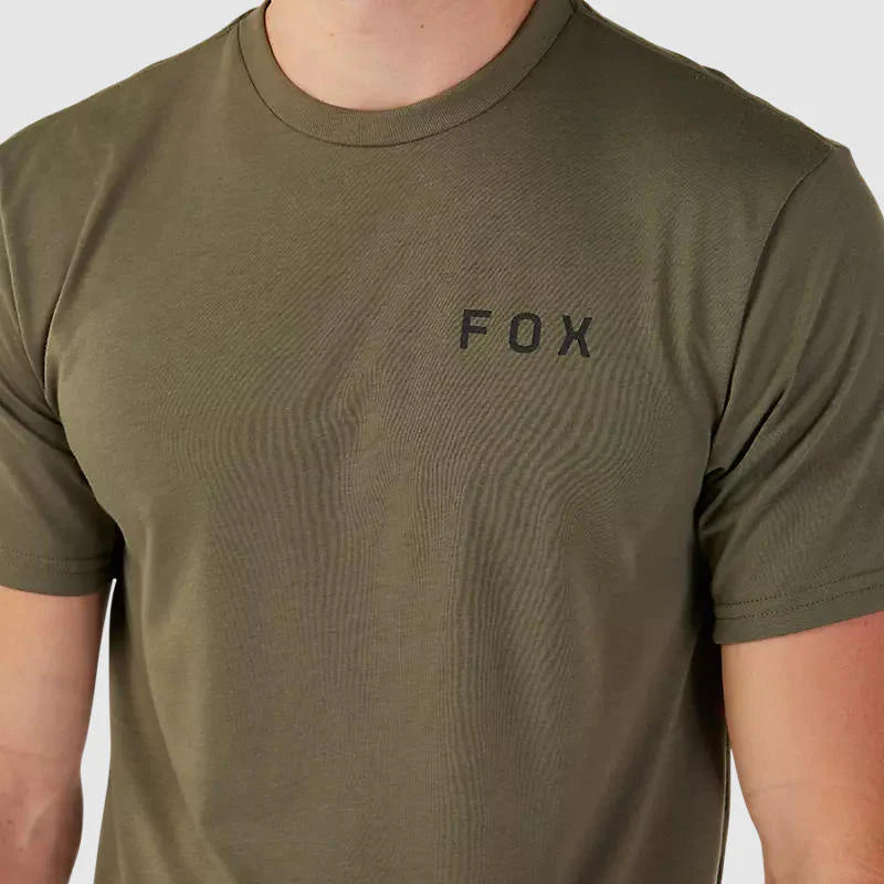 Polera Lifestyle Dynamic Verde Oliva Fox - Rideshop