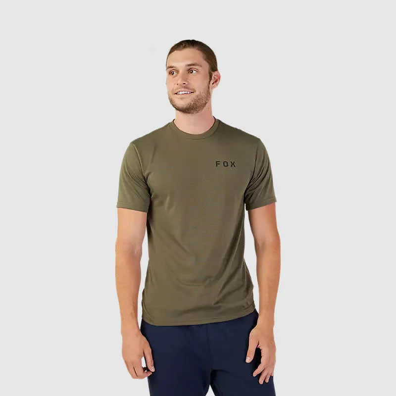 Polera Lifestyle Dynamic Verde Oliva Fox - Rideshop