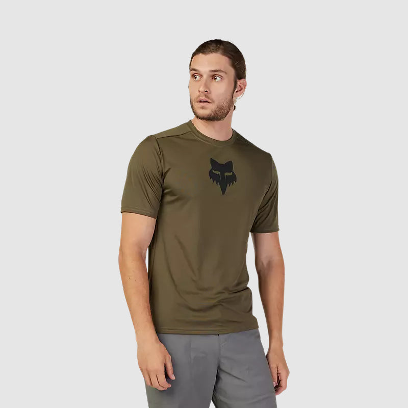Polera Bicicleta Ranger Lab Head Verde Oliva Fox