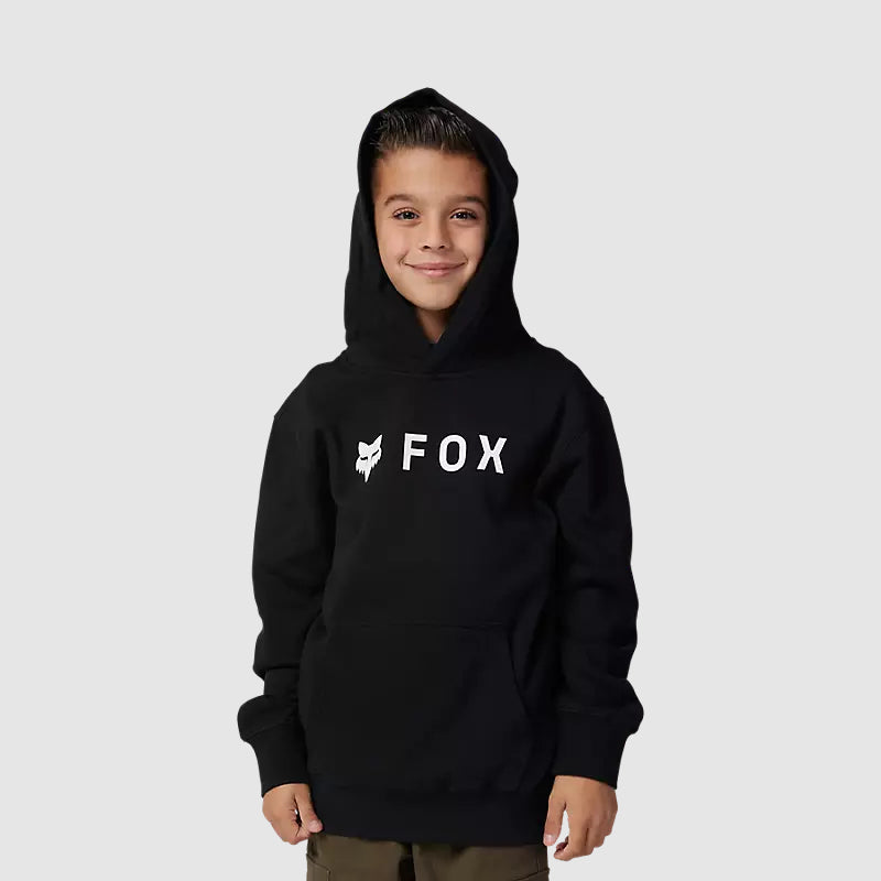 Poleron Lifestyle Niño Canguro Absolute Negro Fox