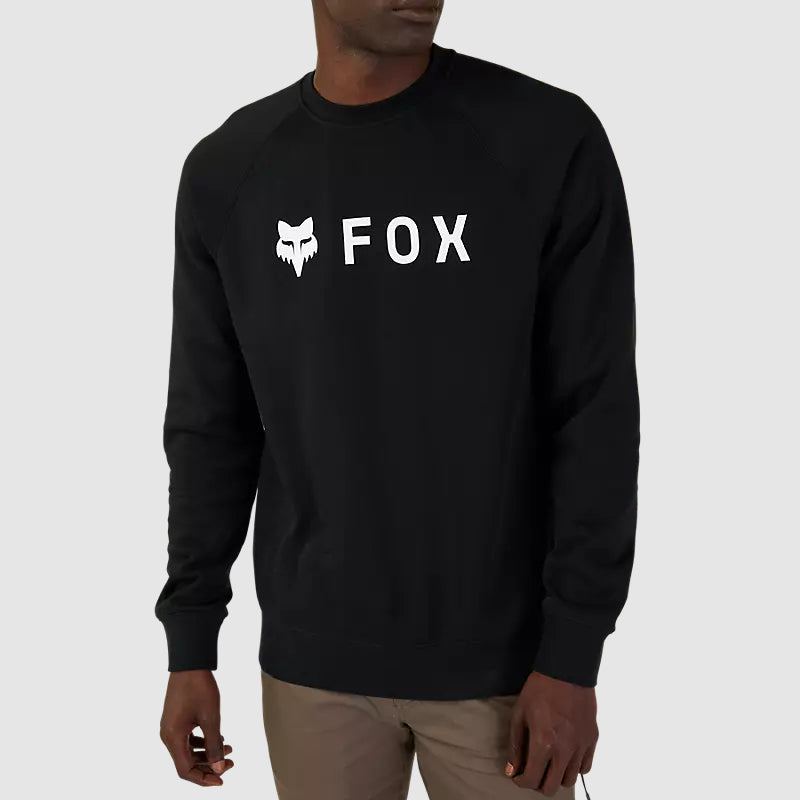 Poleron Lifestyle Sin Capucha Absolute Crew Negro Fox