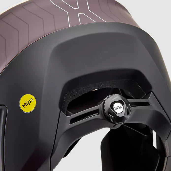 Casco Bicicleta New Dropframe Pro Morado Fox - Rideshop