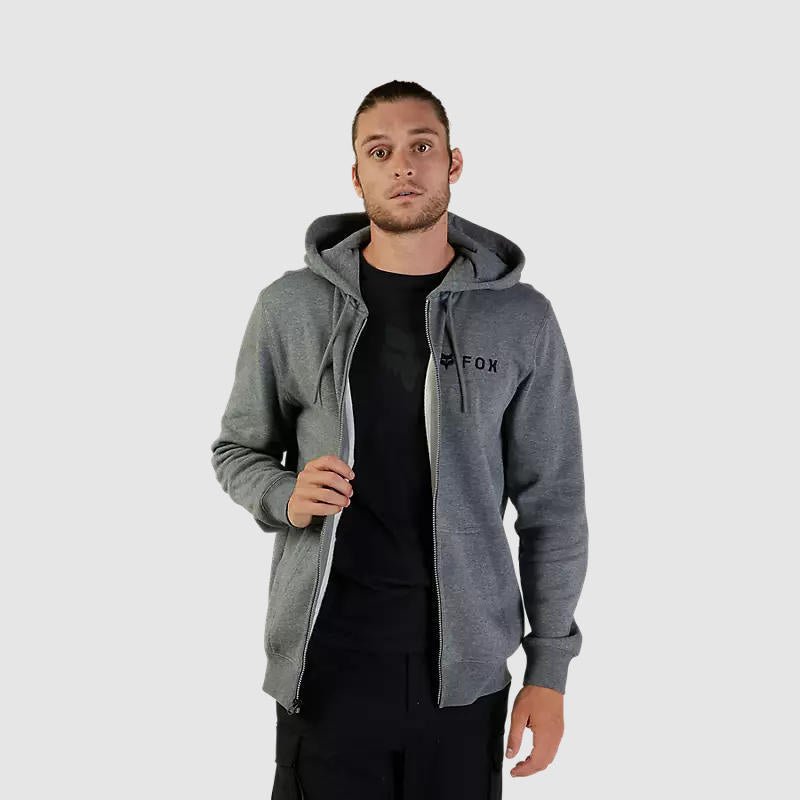 Poleron Lifestyle Absolute Zip Gris/Negro Fox