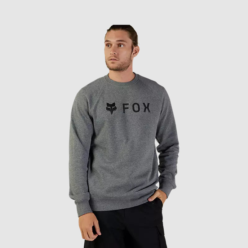 Poleron Lifestyle Sin Capucha Absolute Crew Gris Fox