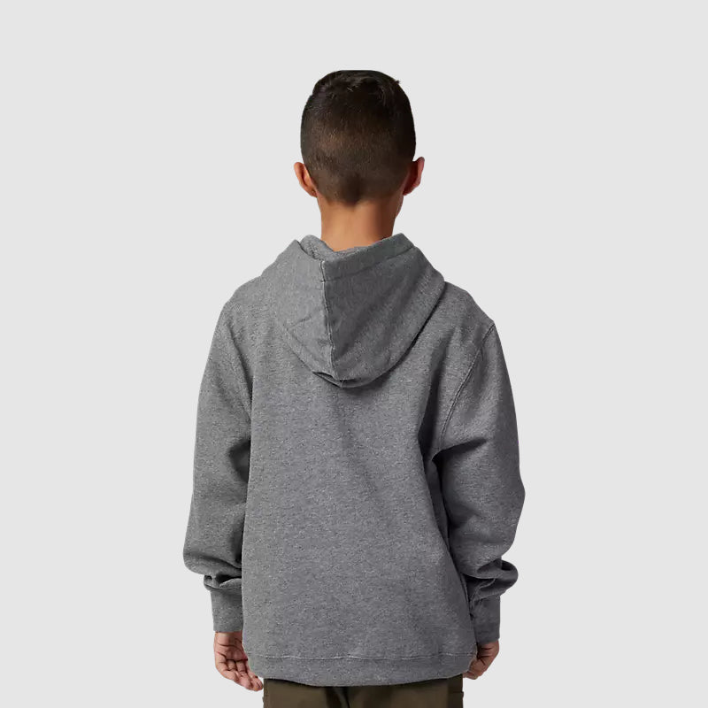 Poleron Lifestyle Niño Canguro Legacy Gris Fox