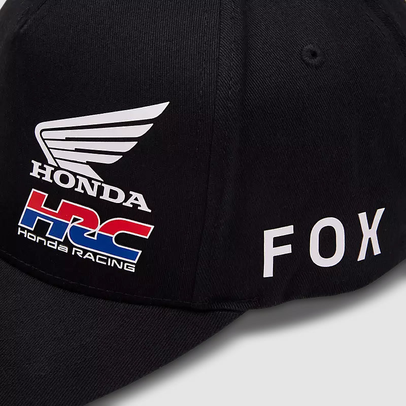 Gorro Jockey Lifestyle Fox X Honda Flexfit Negro Fox
