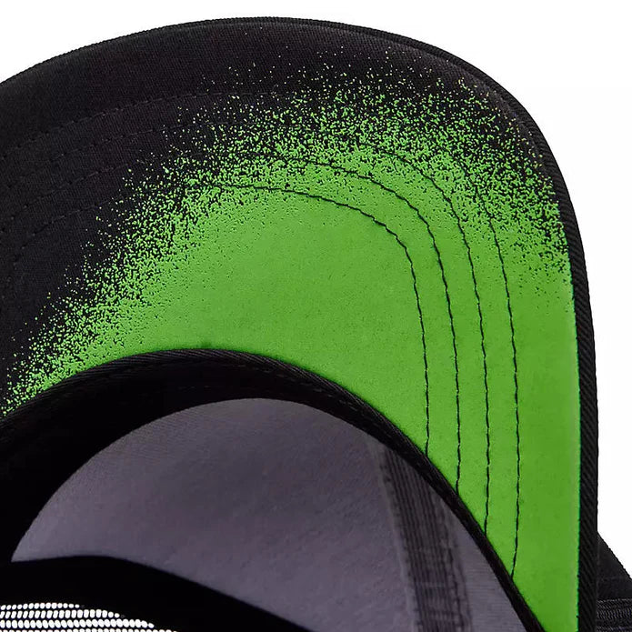 Gorro Jockey Fox Lifestyle Niño Fox X Kawasaki Snapback Negro - Rideshop