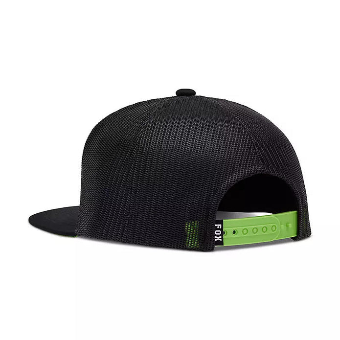 Gorro Jockey Fox Lifestyle Niño Fox X Kawasaki Snapback Negro - Rideshop