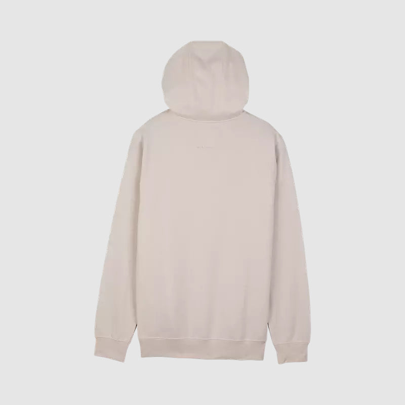 Poleron Lifestyle Canguro Wordmark Blanco Hueso Fox