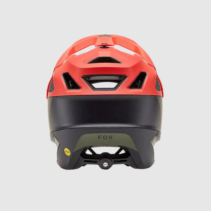 Casco Bicicleta New Dropframe Pro Naranjo Fox - Rideshop