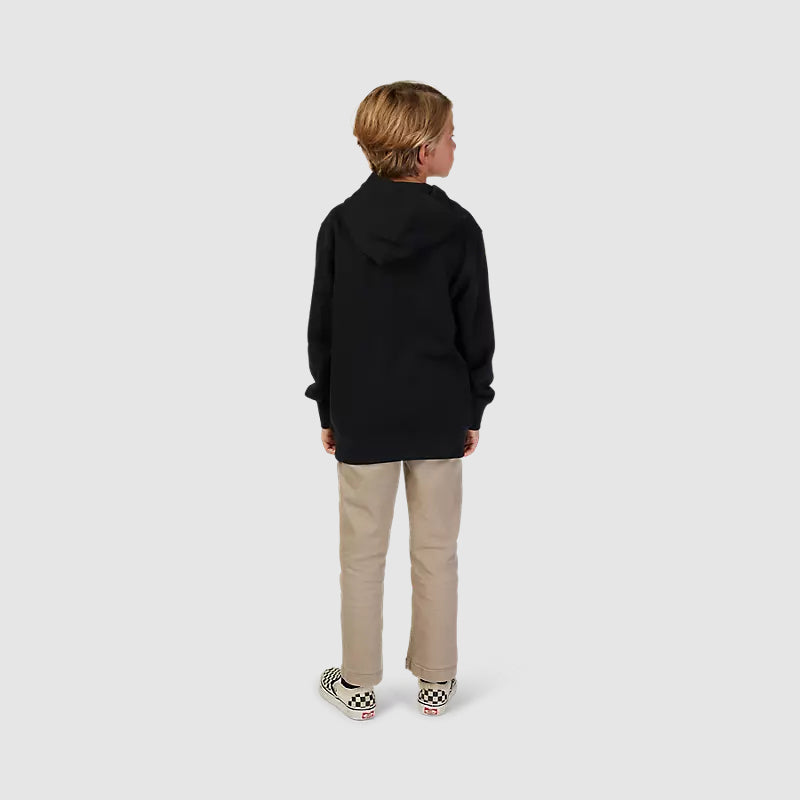 Poleron Lifestyle Niño Canguro Legacy Negro Fox