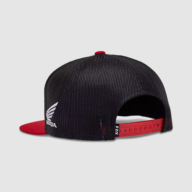 Gorro Jockey Lifestyle Fox X Honda Snapback Rojo Fox
