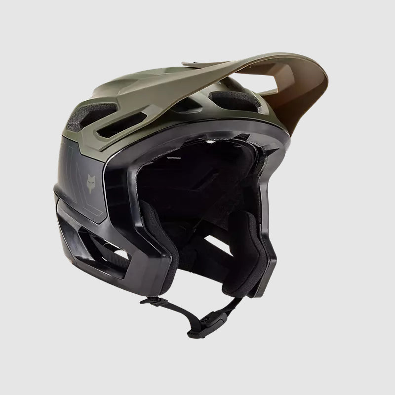 Casco Bicicleta Fox New Dropframe Pro | Verde Oliva - Rideshop