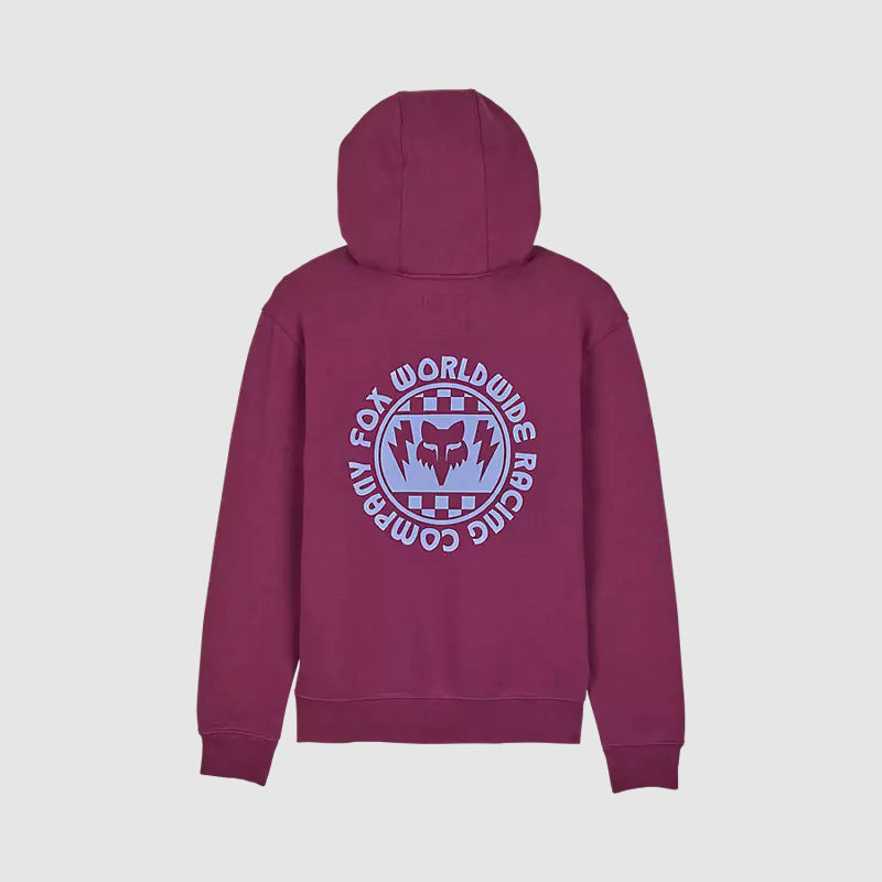 Poleron Lifestyle Mujer Canguro Next Level Morado Fox
