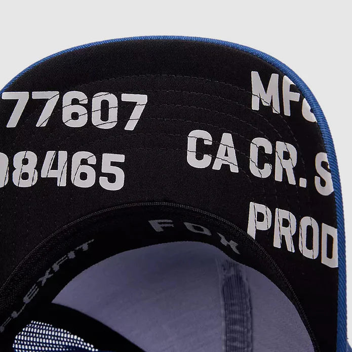 Gorro Jockey Lifestyle Barge Flexfit Azul Fox - Rideshop