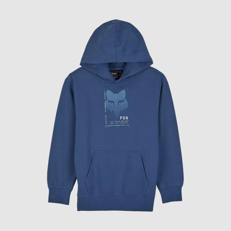 Poleron Lifestyle Niño Canguro Dispute Azul Fox