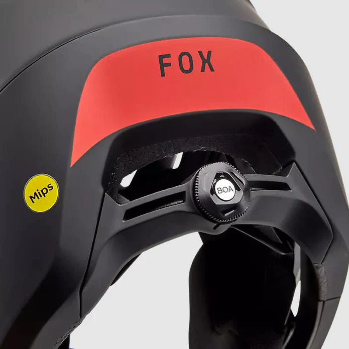 Casco Bicicleta New Dropframe Pro Negro/Blanco Fox - Rideshop