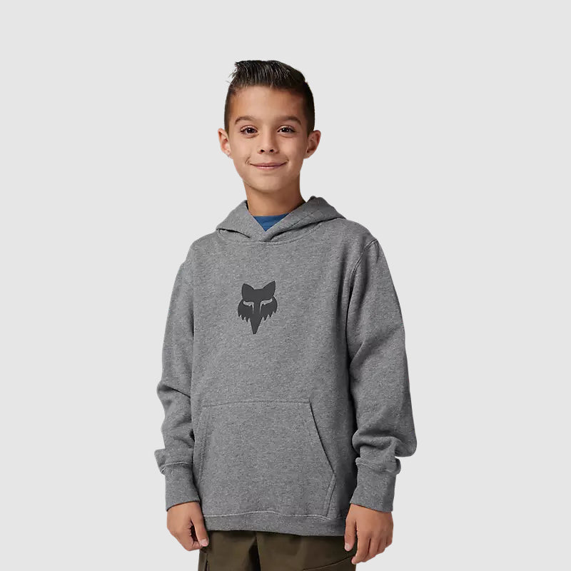 Poleron Lifestyle Niño Canguro Legacy Gris Fox - Rideshop