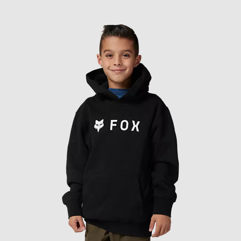 Poleron Lifestyle Niño Canguro Absolute Negro Fox - Rideshop